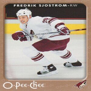 Fredrik Sjostrom - 2006/2007 O Pee Chee Hockey Card
